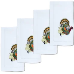 Chefanie Turkey Dinner Napkins (4)| Dinner Napkins