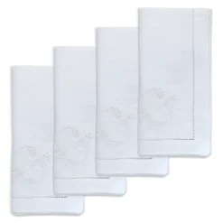 Chefanie Uppercase "G" Cutwork Dinner Napkins| Dinner Napkins