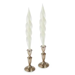Chefanie White Feather Candles (2)| Candles
