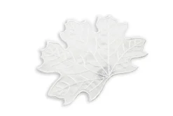 Chefanie White Leaf Cocktail Napkins (4)| Cocktail Napkins