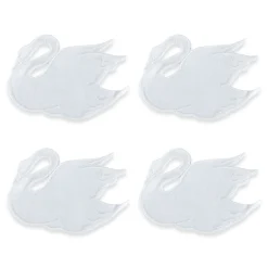 Chefanie White Swan Cocktail Napkins (4)| Cocktail Napkins