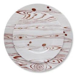 Chefanie White Wood Salad Plate| Plates