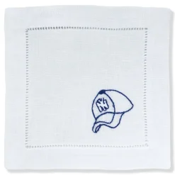 Chefanie Yankees Cap Cocktail Napkins (4)| Cocktail Napkins