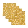 Chefanie Yellow Floral Napkins (4)| Dinner Napkins