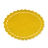 Chefanie Yellow Oval Placemats (4)| Placemats